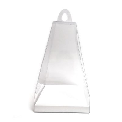 Caja de pvc transparente piramidal